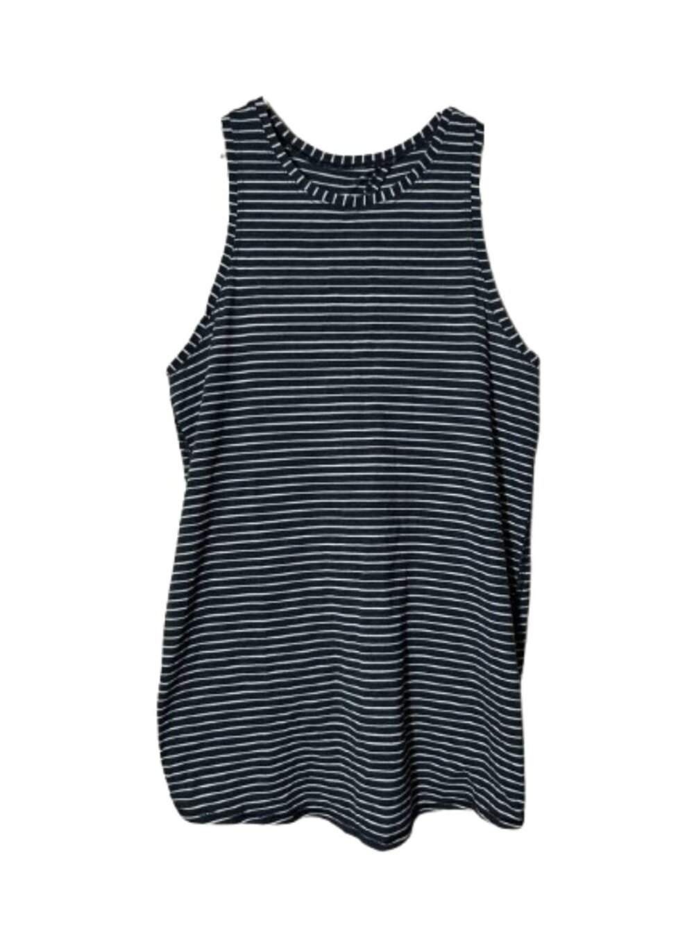 Lululemon all tied up tank gray white striped womens M